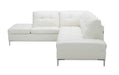J&M Furniture - Leonardo White in Right Hand Facing Modern Sectional Sofa - 18993-RHFC - GreatFurnitureDeal