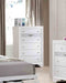 Myco Furniture - Logan Chest in White - LG400-CH - GreatFurnitureDeal