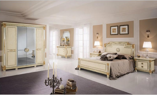 ESF Furniture - Arredoclassic Italy Liberty Euro 6 Piece Eastern King Bedroom Set - LIBERTYEKB-6SET