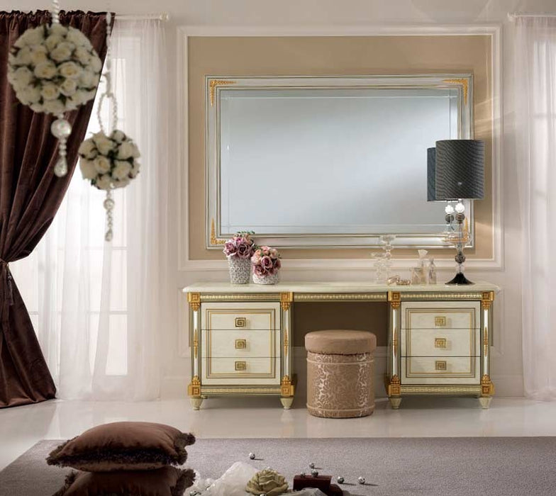 ESF Furniture - Arredoclassic Italy Liberty Vanity Dresser with Mirror - LIBERTYVDM - GreatFurnitureDeal