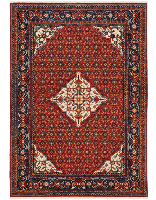 Oriental Weavers - Lilihan Red/ Multi Area Rug - 001C6