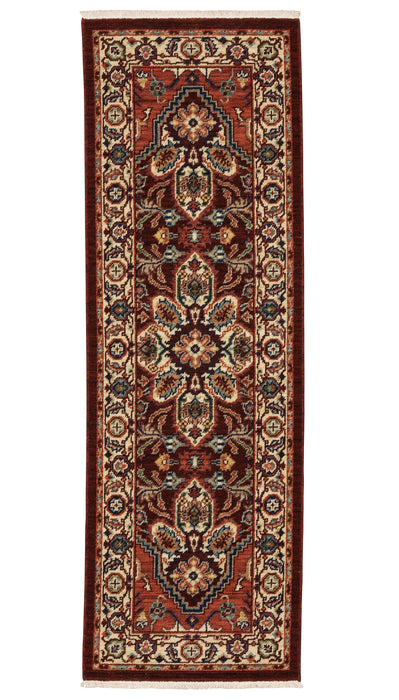 Oriental Weavers - Lilihan Red/ Ivory Area Rug - 5502C