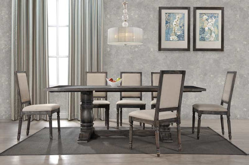 Mariano Furniture - Lisa 9 Piece Rectangle Dining Table Set - BMLISA-9SET - GreatFurnitureDeal