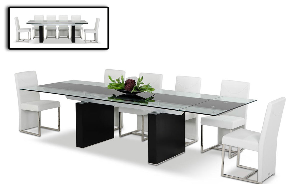 VIG Furniture - Lisbon Extendable Dining Table - VGGU-328L-B - GreatFurnitureDeal