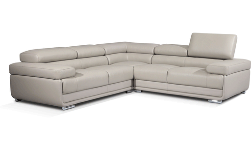 ESF Furniture - Extravaganza Sectional Sofa in Light Grey - 2119 Sectional-LG - GreatFurnitureDeal