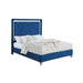 Myco Furniture - Larkin Queen Bed in Blue - LK400-Q - GreatFurnitureDeal