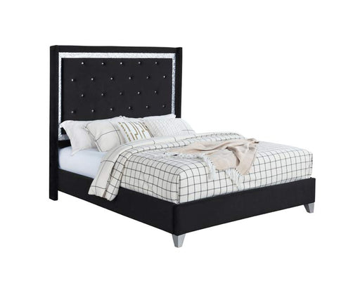 Myco Furniture - Larkin Queen Bed in Black - LK401-Q - GreatFurnitureDeal