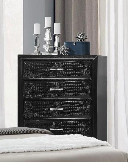 Myco Furniture - Lila Chest in Black - LL365-CH - GreatFurnitureDeal
