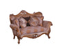 European Furniture - Augustus Luxury Loveseat in Light Gold & Antique Silver - 37057-L