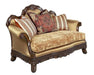 Benetti's Italia - Ornella Loveseat in Golden Beige, Chenille - ORNELLA-LOVESEAT-GOLDEN BEIGE - GreatFurnitureDeal