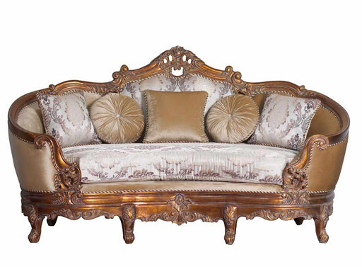 European Furniture - Victorian Loveseat - Antique Dark Copper - 33091-L - GreatFurnitureDeal