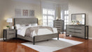 Myco Furniture - Lorraine 3 Piece King Bedroom Set in Gray - LR400-K-3SET - GreatFurnitureDeal