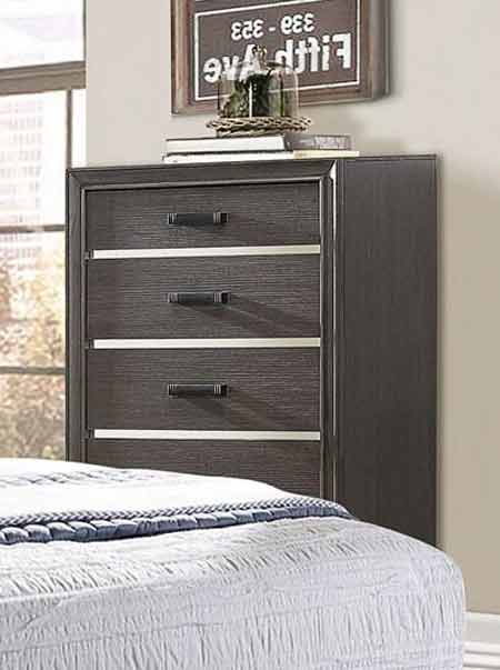 Myco Furniture - Lucy Chest in Gray - LU860-CH - GreatFurnitureDeal