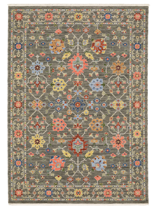 Oriental Weavers - Lucca Grey/ Multi Area Rug - 093K1 - GreatFurnitureDeal