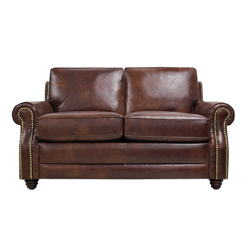 Mariano Italian Leather Furniture - Levi Havana Italian Leather Loveseat - Levi-L - GreatFurnitureDeal