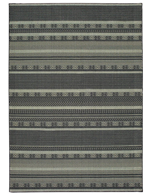 Oriental Weavers - Luna Black/ Ivory Area Rug - 1802K - GreatFurnitureDeal