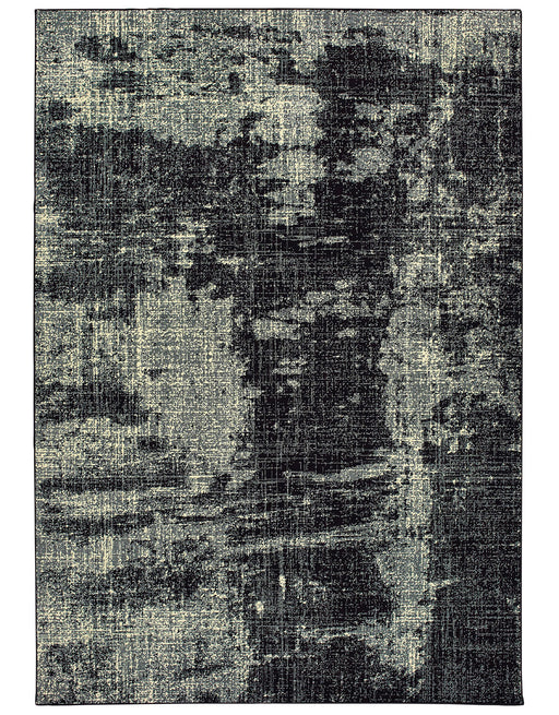 Oriental Weavers - Luna Black/ Ivory Area Rug - 1805K - GreatFurnitureDeal