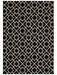 Oriental Weavers - Luna Black/ Ivory Area Rug - 8123B - GreatFurnitureDeal