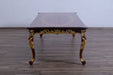 European Furniture - Luxor 7 Piece Luxury Dining Table Set in Gray & Light Gold - 68582-68582G-7SET - GreatFurnitureDeal