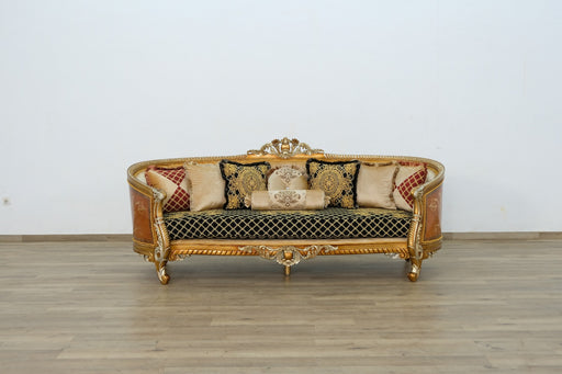 European Furniture - Luxor II Sofa in Black Gold - 68586-S - GreatFurnitureDeal