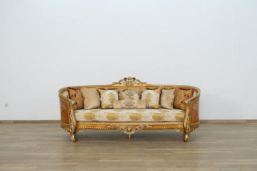European Furniture - Luxor II Sofa in Brown gold - 68587-S - GreatFurnitureDeal