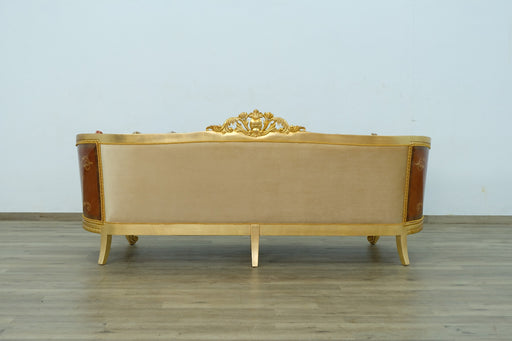 European Furniture - Luxor Sofa in Gold Leaf - 68584-S - GreatFurnitureDeal