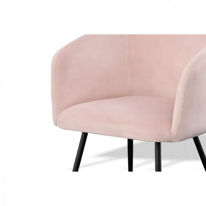 VIG Furniture - Modrest Luzerne Modern Pink Velvet Dining Chair - VGYFDC1041-PNK-DC