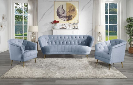 Acme Furniture - Bayram Chair in Light Gray - LV00208 - GreatFurnitureDeal