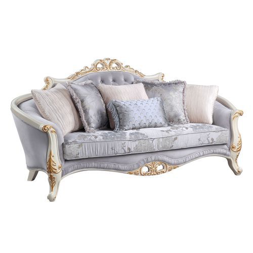 Acme Furniture - Galelvith 2 Piece Sofa Set in Gray - LV00254-2SET - GreatFurnitureDeal