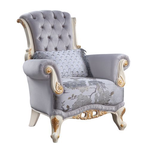Acme Furniture - Galelvith Chair in Gray - LV00256 - GreatFurnitureDeal