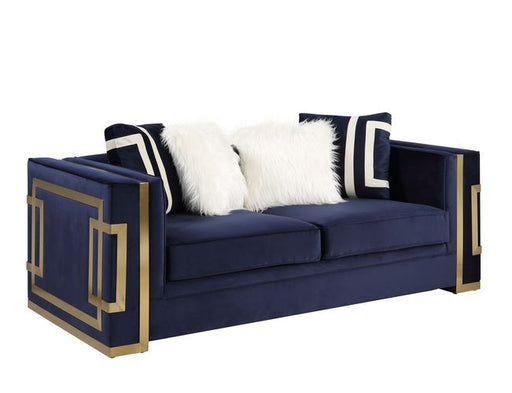 Acme Furniture - Virrux Loveseat in Blue - LV00294 - GreatFurnitureDeal