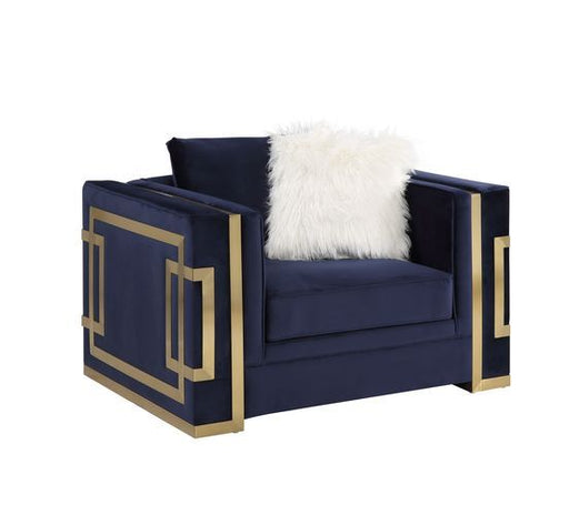 Acme Furniture - Virrux Chair in Blue - LV00295 - GreatFurnitureDeal