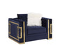 Acme Furniture - Virrux Chair in Blue - LV00295 - GreatFurnitureDeal