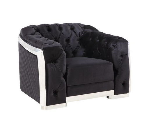 Acme Furniture - Pyroden Chair in Black - LV00298 - GreatFurnitureDeal