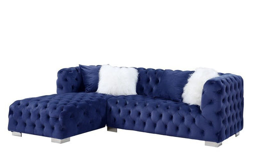 Acme Furniture - Syxtyx Sectional Sofa in Blue - LV00333 - GreatFurnitureDeal