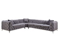 Acme Furniture - Wugtyx Sectional Sofa in Dark Gray - LV00335 - GreatFurnitureDeal