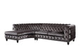 Acme Furniture - Atesis Sectional Sofa in Dark Gray - LV00337 - GreatFurnitureDeal