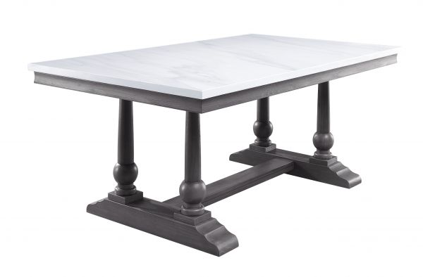 Acme Furniture - Yabeina Dining Table in Gray Oak - 73265 - GreatFurnitureDeal