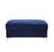 Acme Furniture - Bovasis Ottoman in Blue Velvet - LV00367 - GreatFurnitureDeal