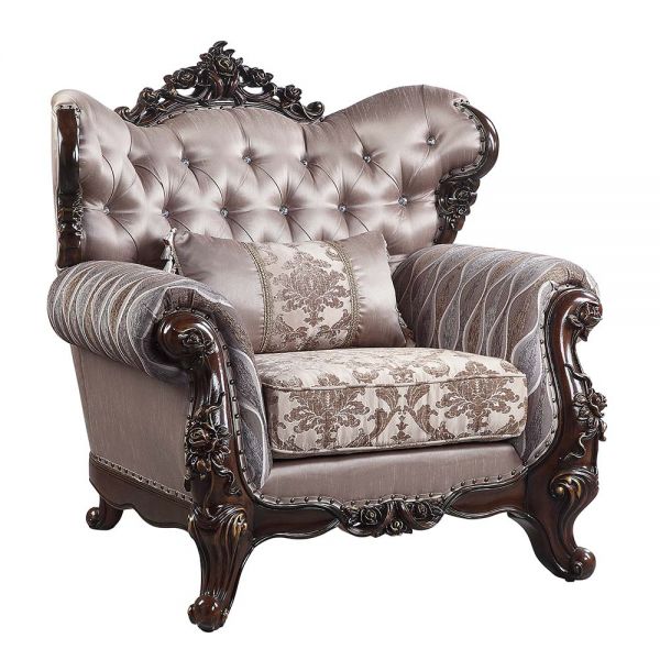 Acme Furniture - Benbek 3 Piece Living Room Set in Fabric - LV00809-10-11