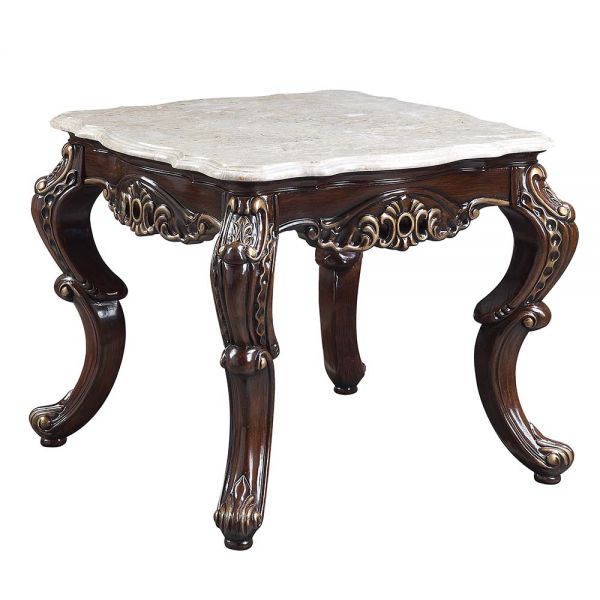 Acme Furniture - Benbek End Table in Marble - LV00813 - GreatFurnitureDeal