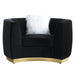 Acme Furniture - Achelle Chair in Black Velvet - LV01047 - GreatFurnitureDeal