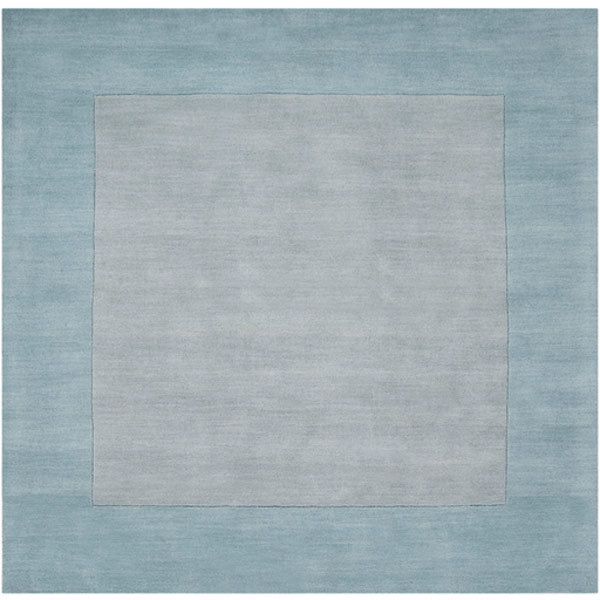 Surya Rugs - Mystique Grey, Blue Area Rug - M305 - 6' Square - GreatFurnitureDeal