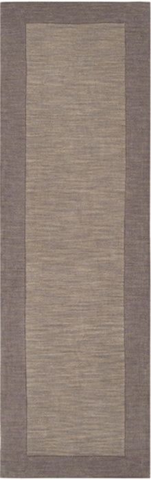 Surya Rugs - Mystique Grey, Brown Area Rug - M312 - 2'6" x 8' - GreatFurnitureDeal