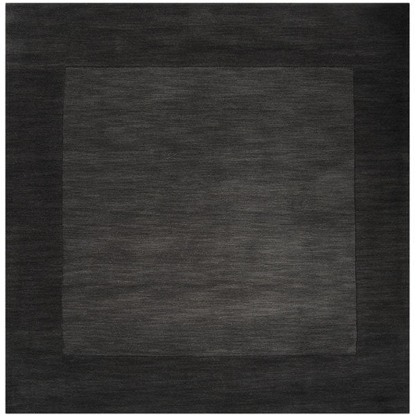 Surya Rugs - Mystique Grey, Black Area Rug - M347 - 9'9" Square - GreatFurnitureDeal