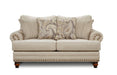 Southern Home Furnishings - 2821 Carys Doe Loveseat in Beige - 2821 Carys Doe Loveseat - GreatFurnitureDeal