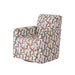 Southern Home Furnishings - Fiddlesticks Confetti Swivel Glider Chair in Multi - 402G-C Fiddlesticks Confetti - GreatFurnitureDeal
