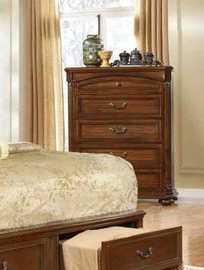 Myco Furniture - Mallory Chest in Brown - MA220-CH - GreatFurnitureDeal