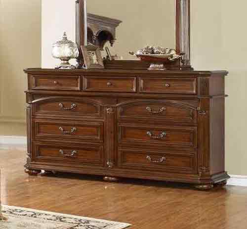 Myco Furniture - Mallory Dresser in Brown - MA220-DR - GreatFurnitureDeal