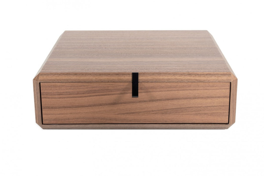 VIG Furniture - Modrest Maceo - Modern Nightstand Drawer Box - VGBB-DW150-WAL